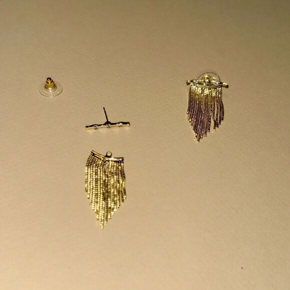 Tassel drop earrings N838 - Picture 5 of 5